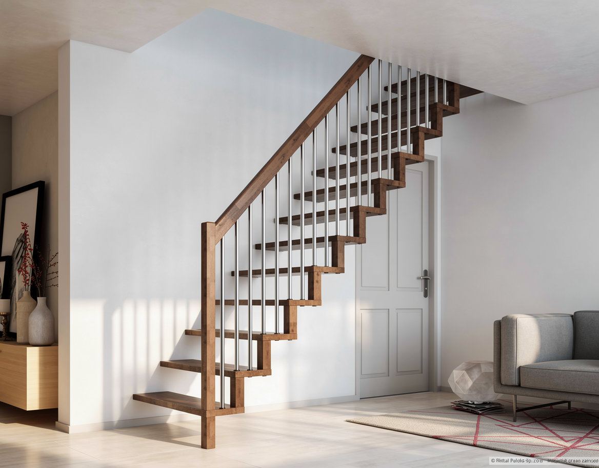 Schody Linea — realizacja
