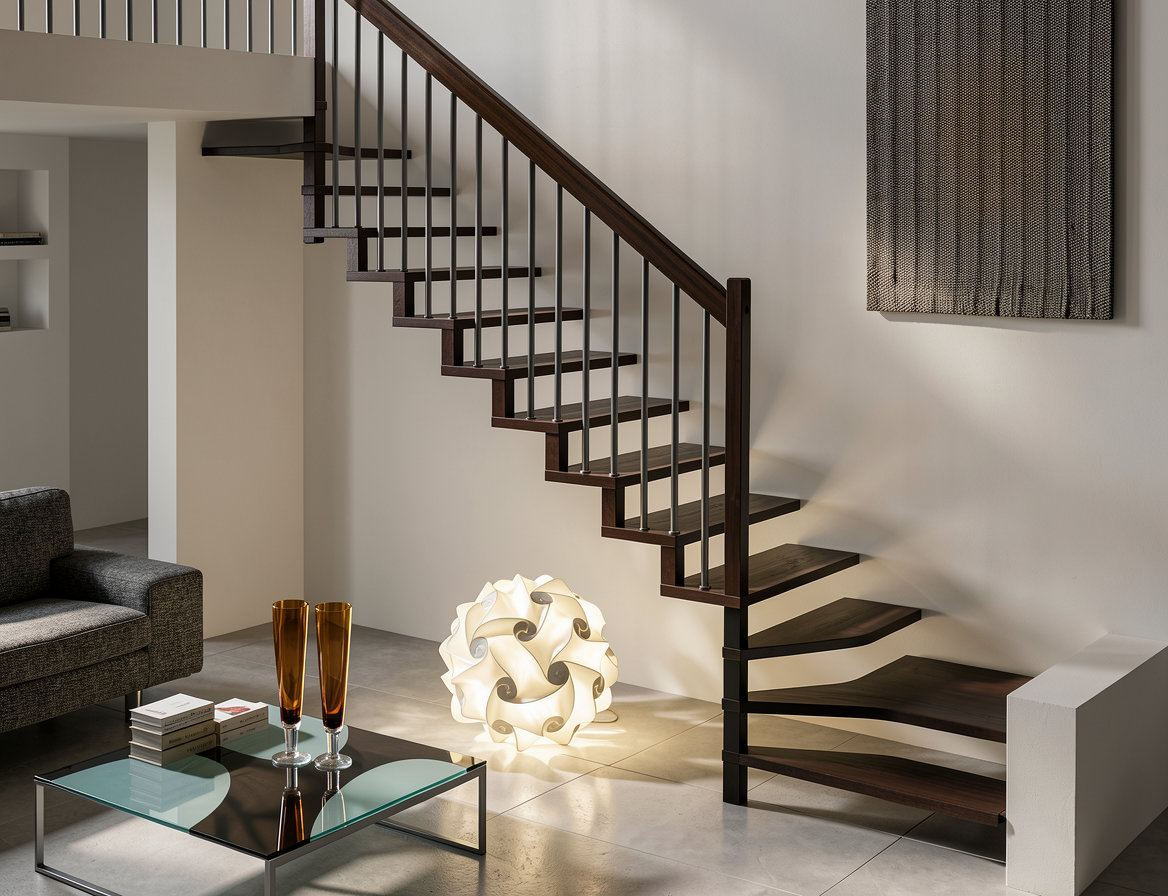 Schody Linea — realizacja