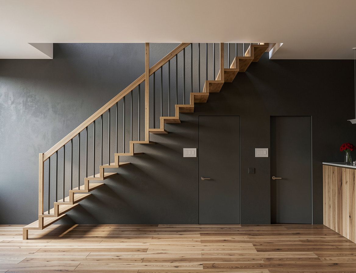 Schody Linea — realizacja